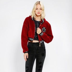 ✨URBAN OUTFITTERS✨ Lazy Oaf Copped Fleece Jacket